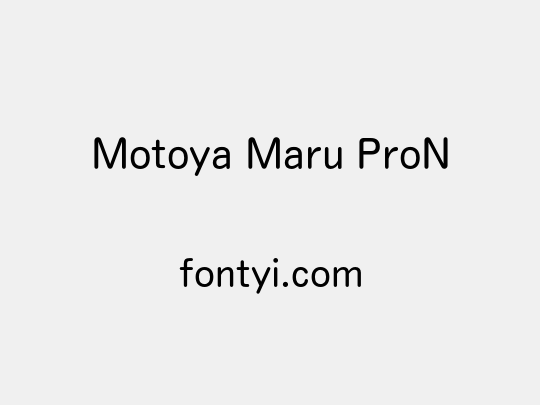 Motoya Maru ProN
