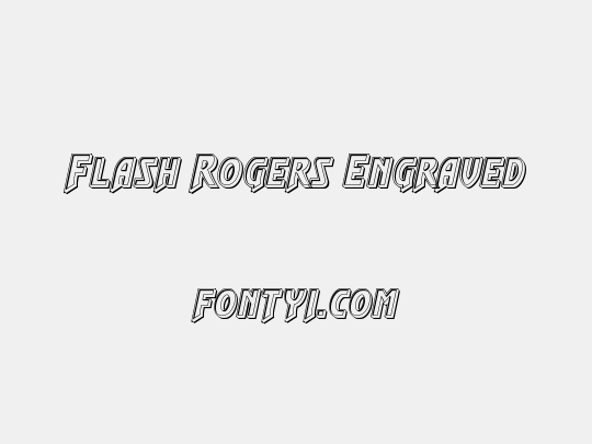 Flash Rogers Engraved