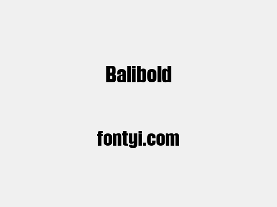 Balibold