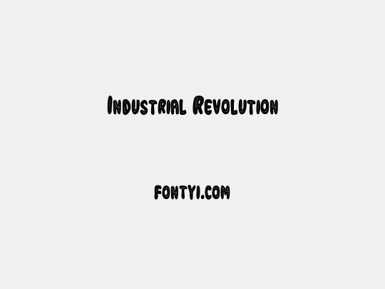 Industrial Revolution