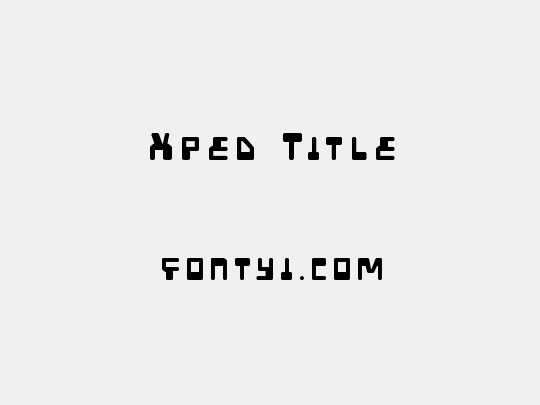 Xped Title
