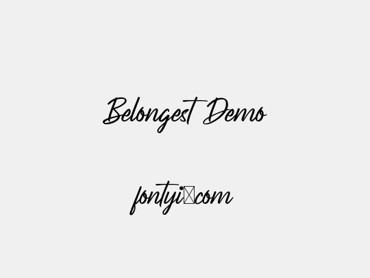 Belongest Demo