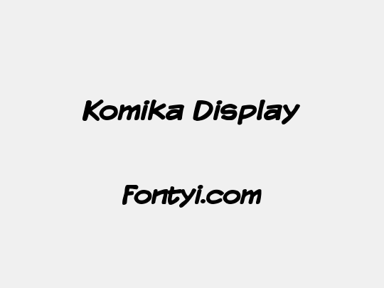 Komika Display