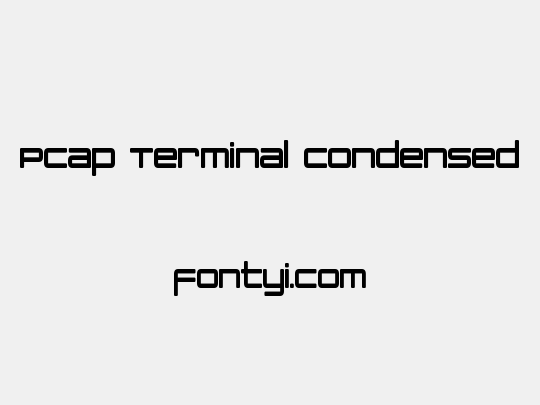 PCap Terminal Condensed