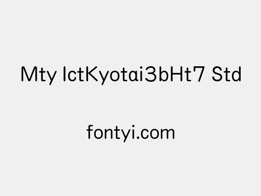 Mty IctKyotai3bHt7 Std