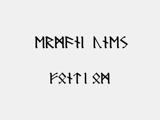 Germanic Runes - 字易网