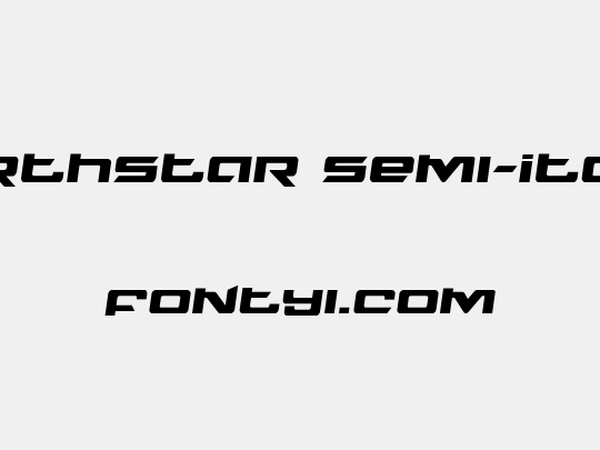 Northstar Semi-Italic