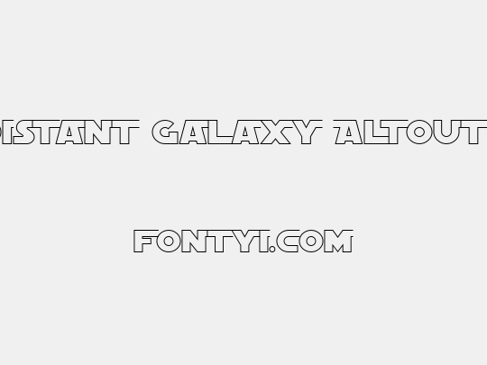 SF Distant Galaxy AltOutline