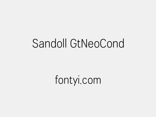 Sandoll GtNeoCond