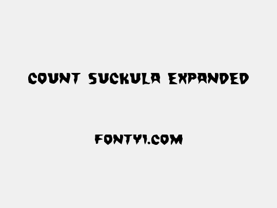 Count Suckula Expanded