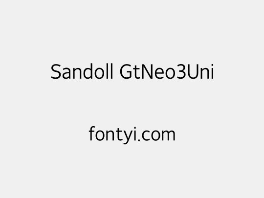 Sandoll GtNeo3Uni