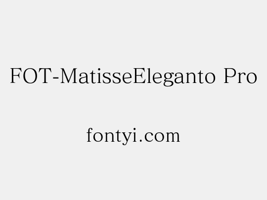 FOT-MatisseEleganto Pro