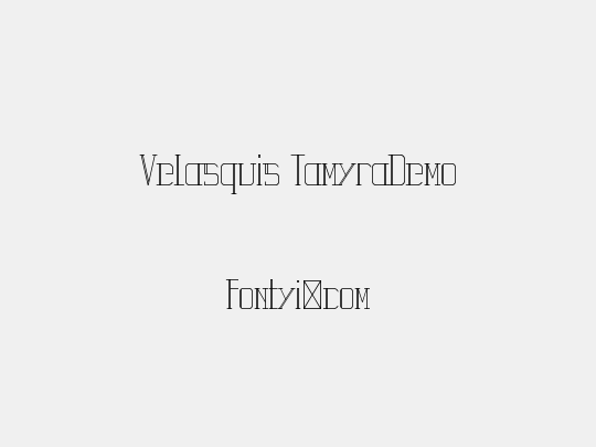 Velasquis TamyraDemo