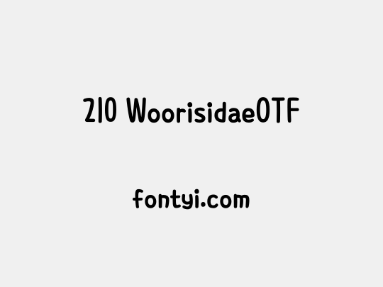 210 WoorisidaeOTF