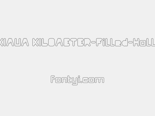 MAXIMUM KILOMETER-Filled-Hollow