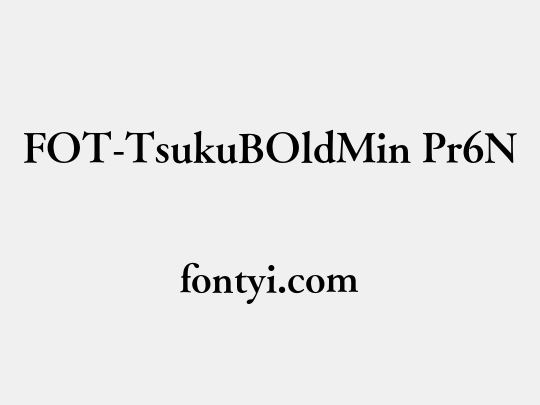 FOT-TsukuBOldMin Pr6N
