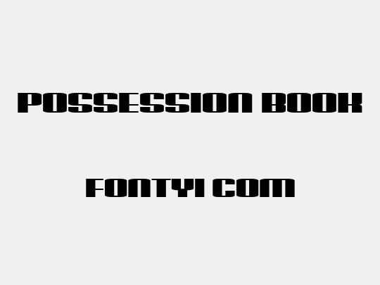 Possession Book