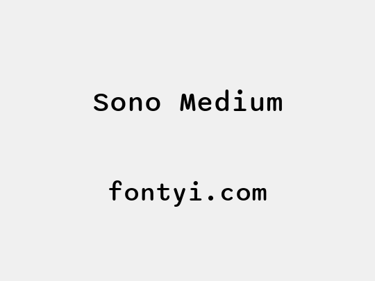 Sono Medium