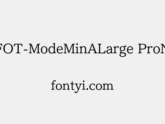 FOT-ModeMinALarge ProN
