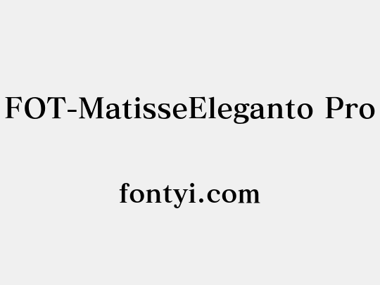 FOT-MatisseEleganto Pro