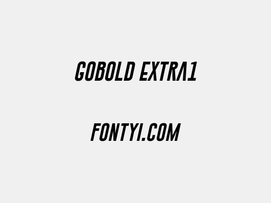 Gobold Extra1