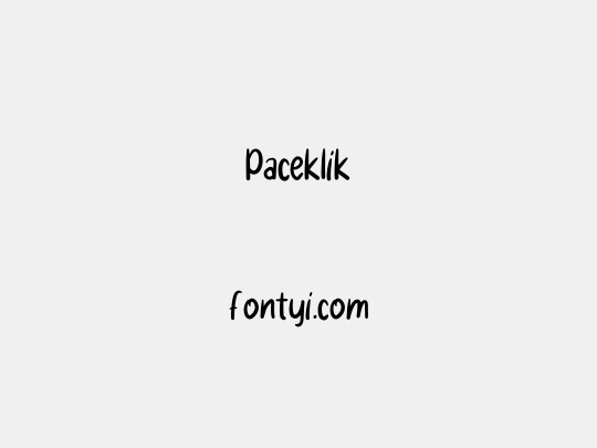 Paceklik