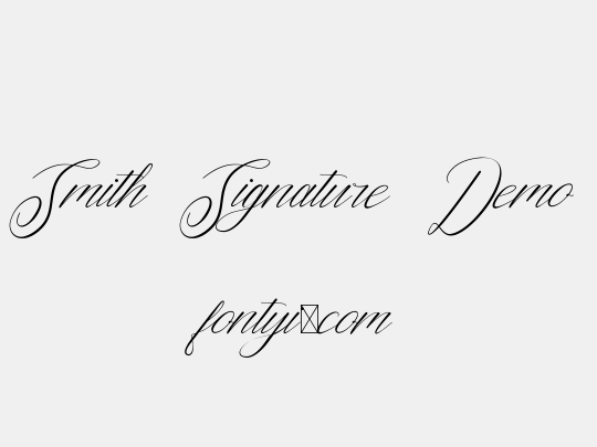 Smith Signature Demo
