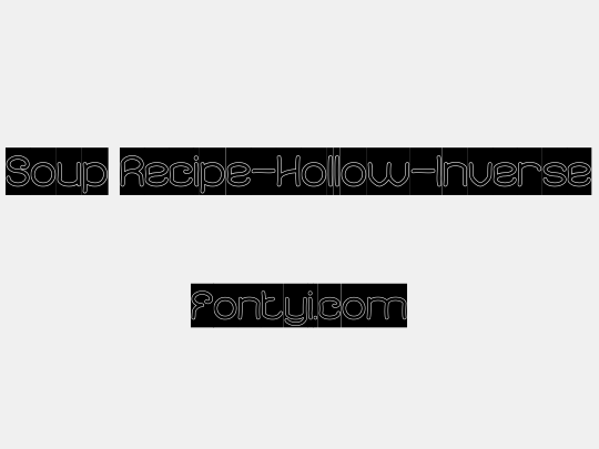 Soup Recipe-Hollow-Inverse