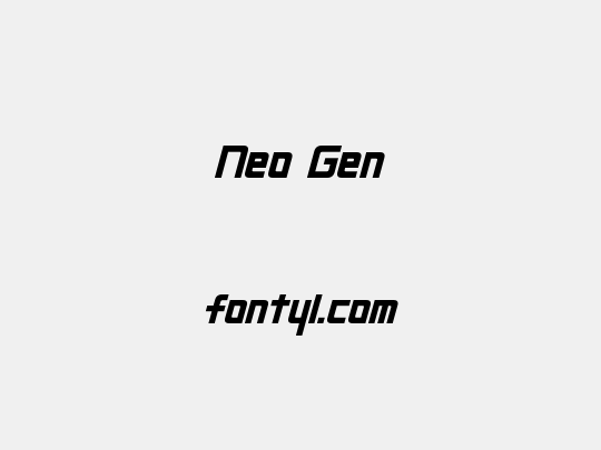 Neo Gen
