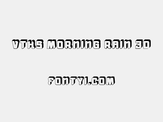 vtks morning rain 3D