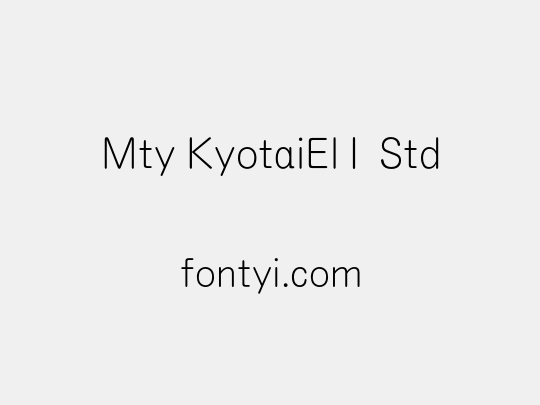 Mty KyotaiEl1 Std