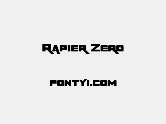 Rapier Zero