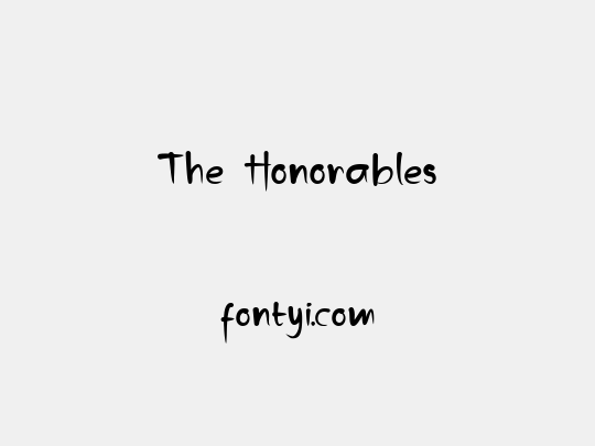 The Honorables