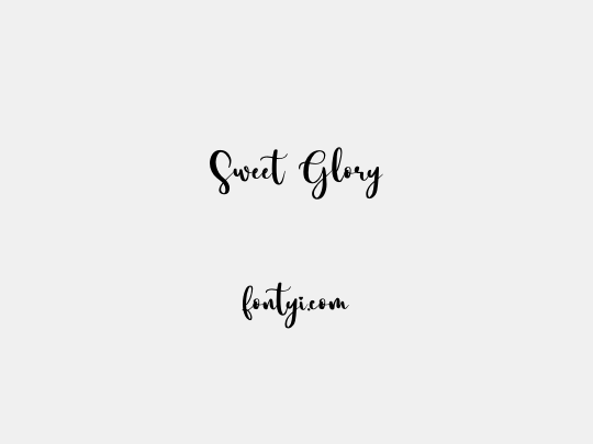 Sweet Glory