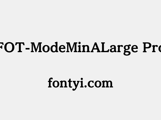 FOT-ModeMinALarge Pro