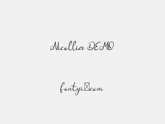 Nicollia DEMO