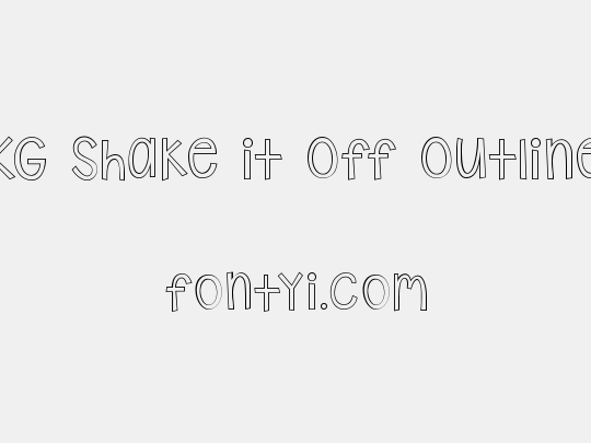 KG Shake it Off Outline