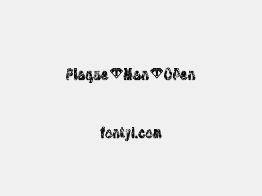 Plaque-Man-Open