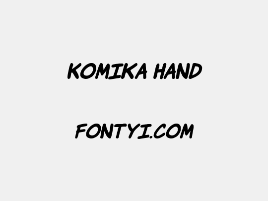 Komika Hand