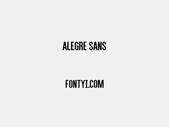 Alegre Sans