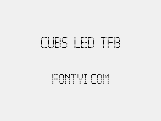 CUBS LED TFB