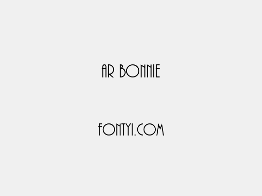 AR BONNIE