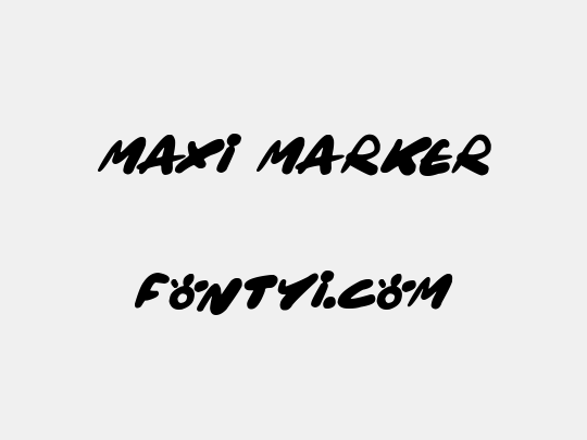 Maxi Marker