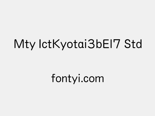 Mty IctKyotai3bEl7 Std