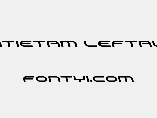 Antietam Leftalic