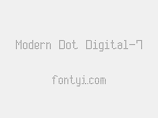 Modern Dot Digital-7