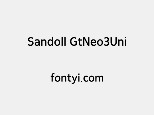 Sandoll GtNeo3Uni