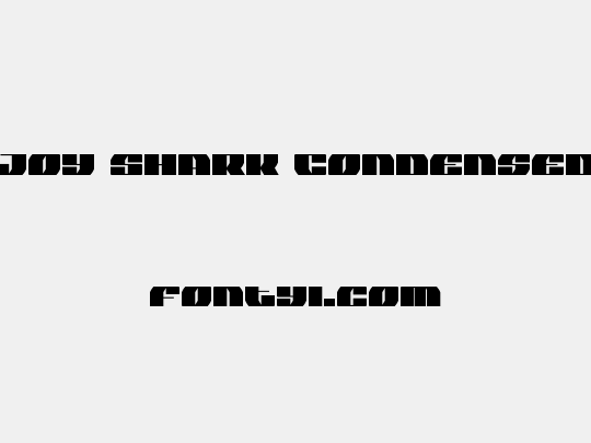 Joy Shark Condensed