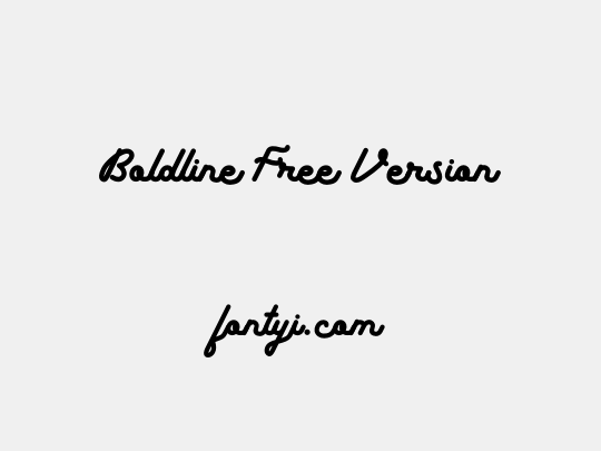 Boldline Free Version