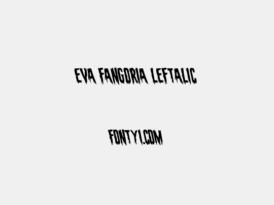 Eva Fangoria Leftalic